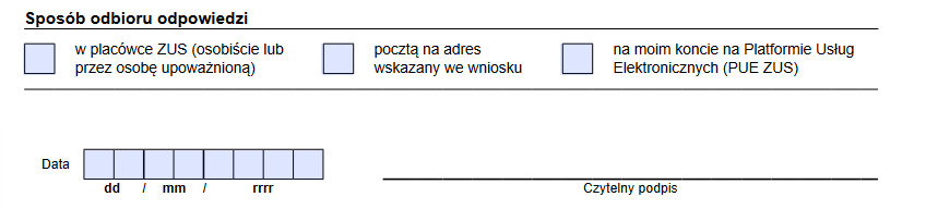 Zaświadczenie o niezaleganiu ZUS zrzut ekranu 2